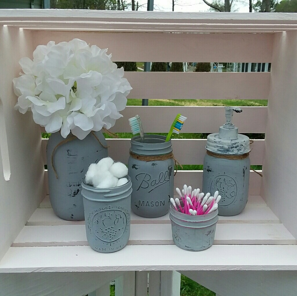 COPY - Shabby Chic 5 pc Bathroom Set
